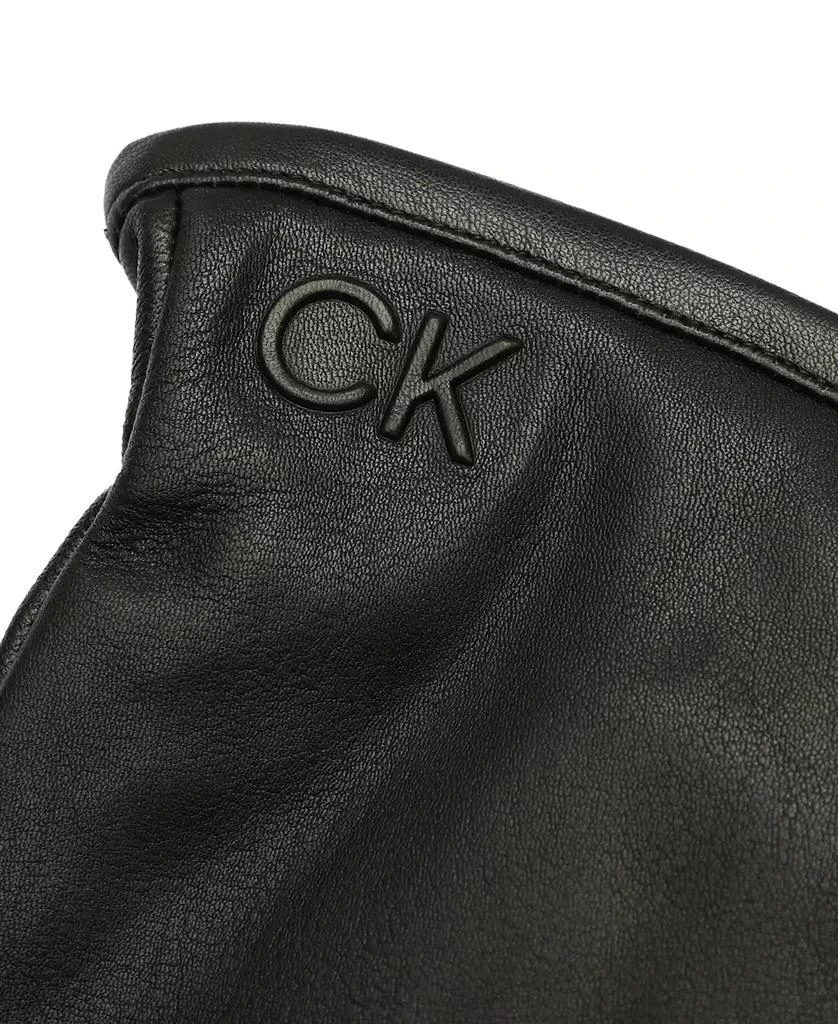 Calvin Klein Men's Injected Leather Gloves 3