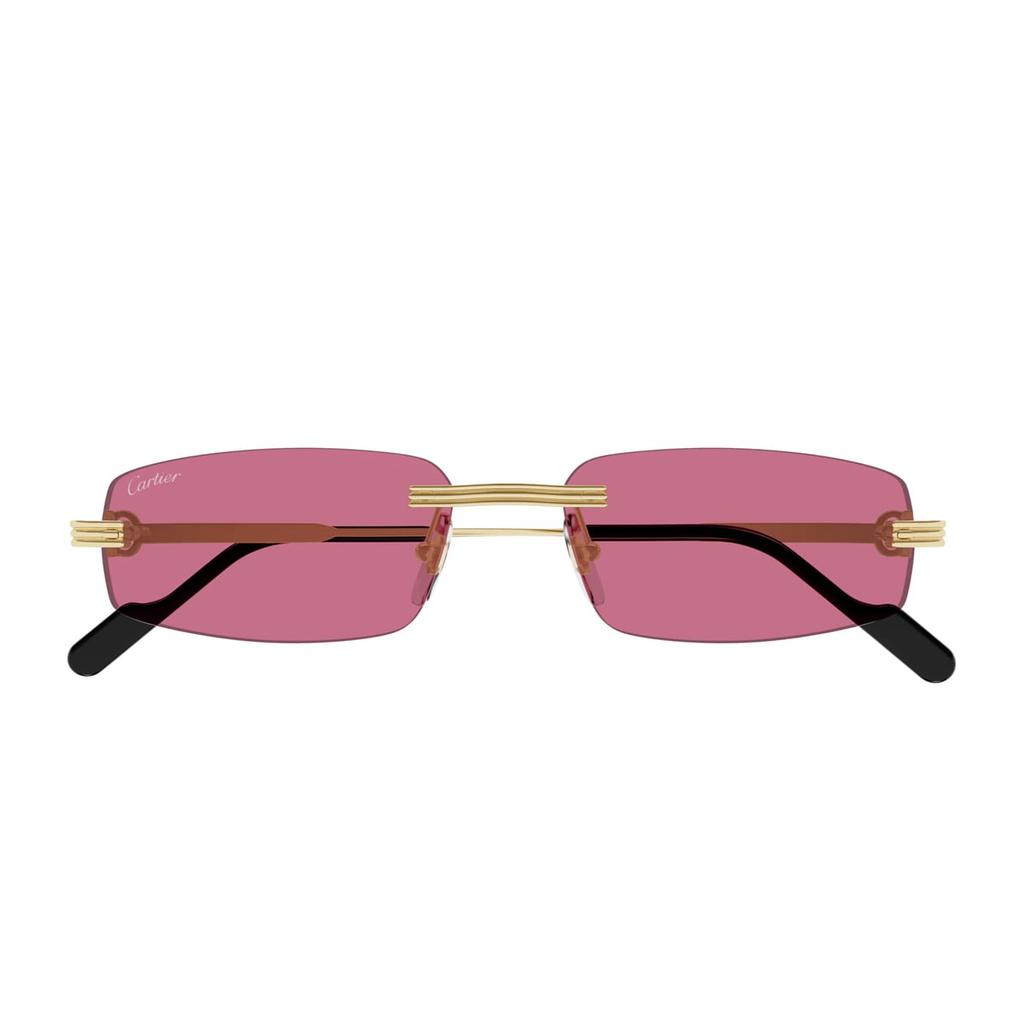 Cartier Eyewear Cartier Ct0535s Première De Cartier 004 Gold Pink Sunglasses