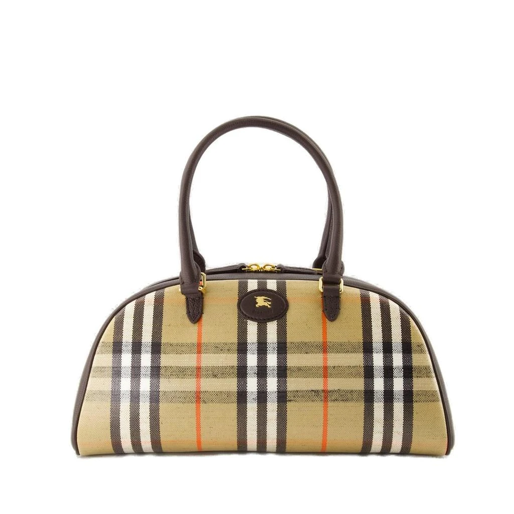 Burberry Burberry Highlands Checked Tote Bag 1