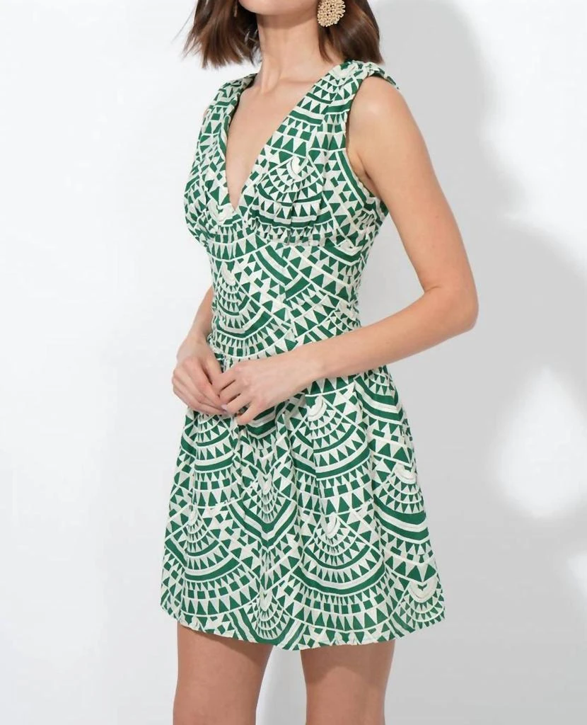 Adelyn Rae Adelyn Rae - Maris Cotton Crochet Piped Mini Dress 3