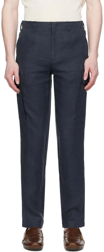 Ralph Lauren Navy Cinch Cargo Pants 1
