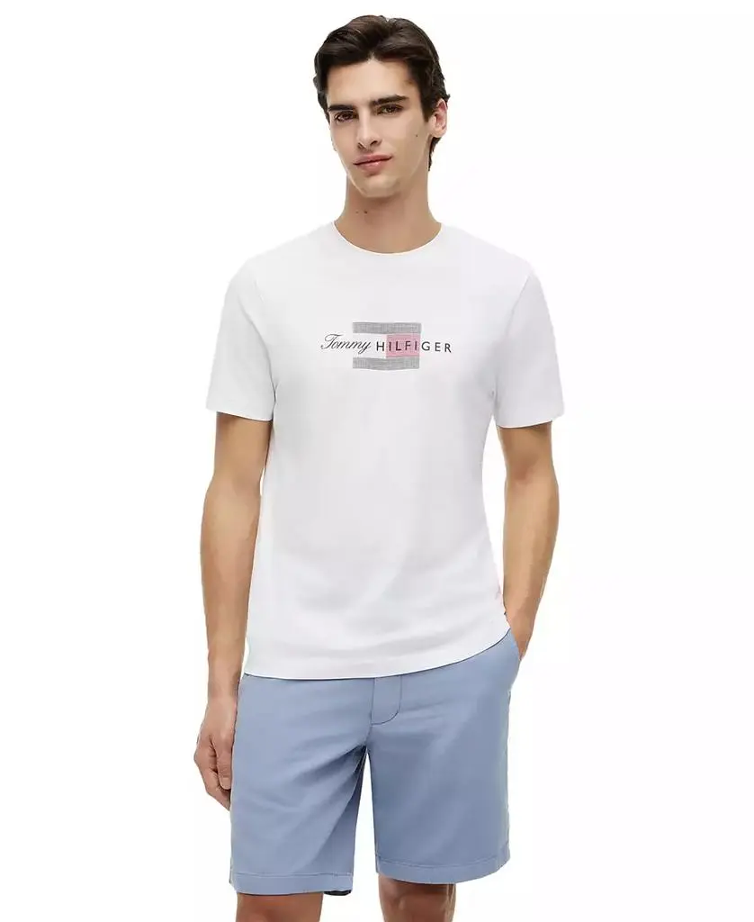 Tommy Hilfiger Men's Regular-Fit Script Flag T-Shirt