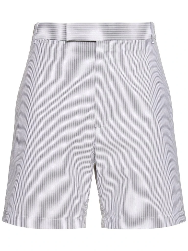 Thom Browne Cotton Straight Fit Shorts 1