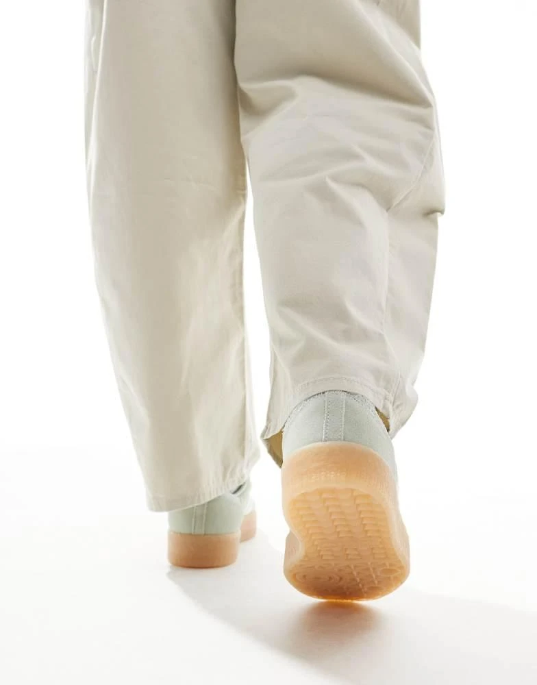 Adidas adidas Originals Sambae in green and off white 4