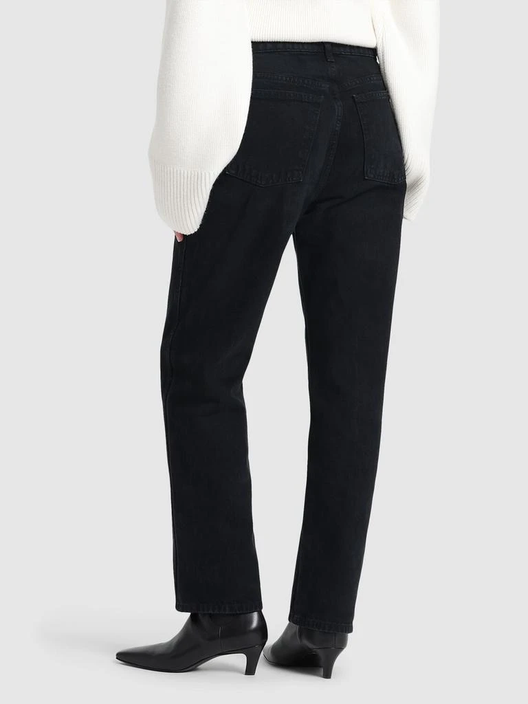 Khaite Abigail High Rise Straight Jean 2