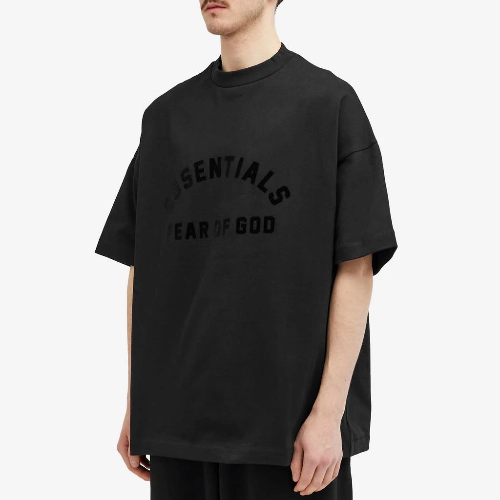 Essentials Fear of God ESSENTIALS Spring Printed Logo T-Shirt - Jet Black 2