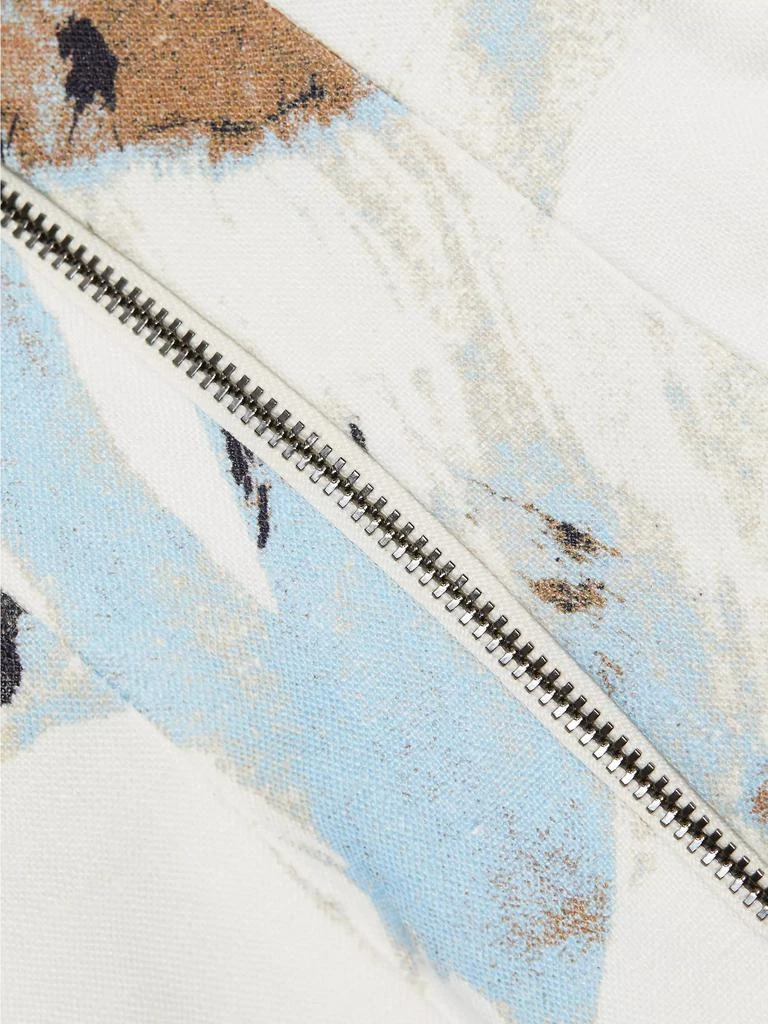 Significant Other Rosalie Abstract Print Cotton Strapless Top 7