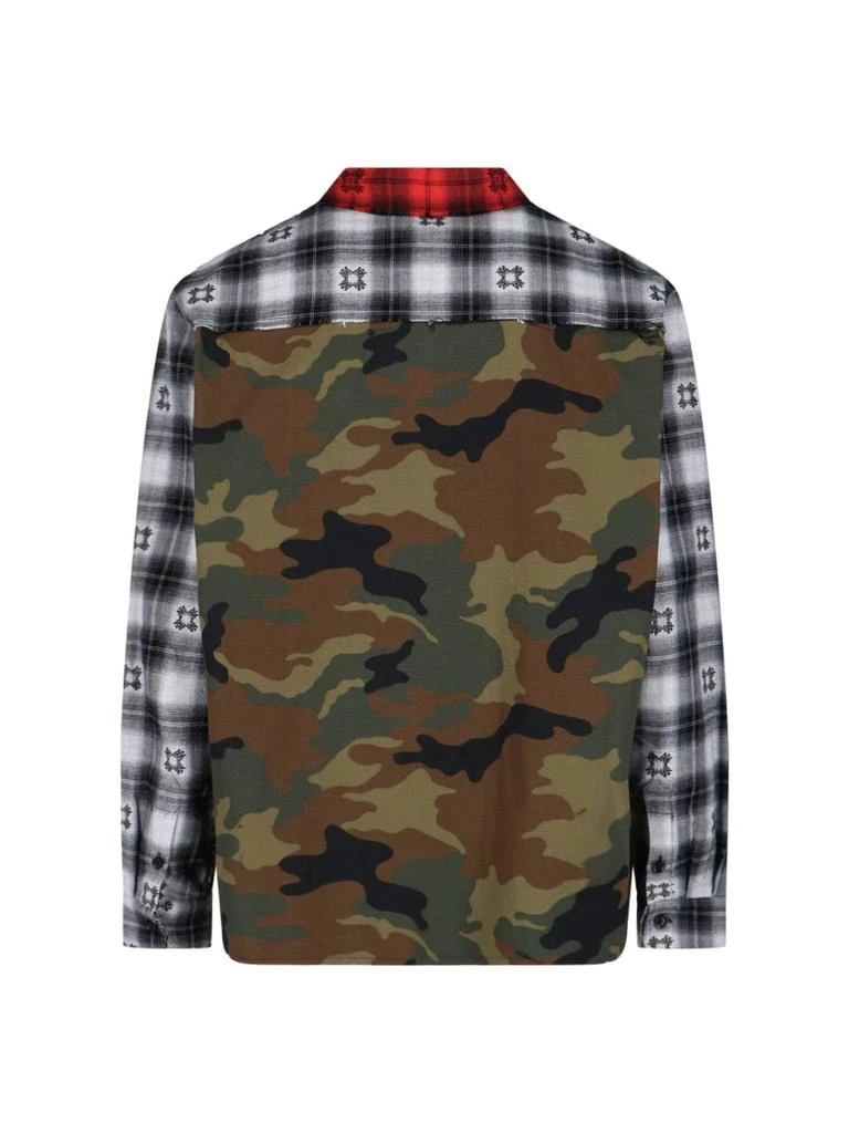 AMIRI Amiri Spliced Ma Quad Flannel Shirt 2