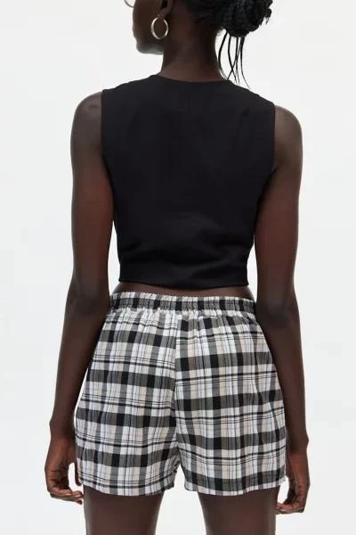 Urban Renewal Urban Renewal Remnants Made In LA Flannel Button Front Boxer Short 4