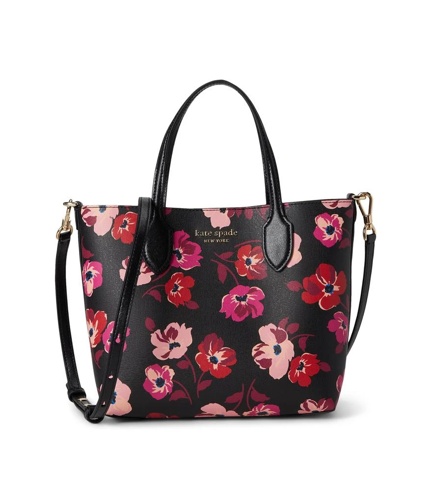 Kate Spade Bleecker Fall Poppies Printed Pvc Medium Crossbody Tote 1