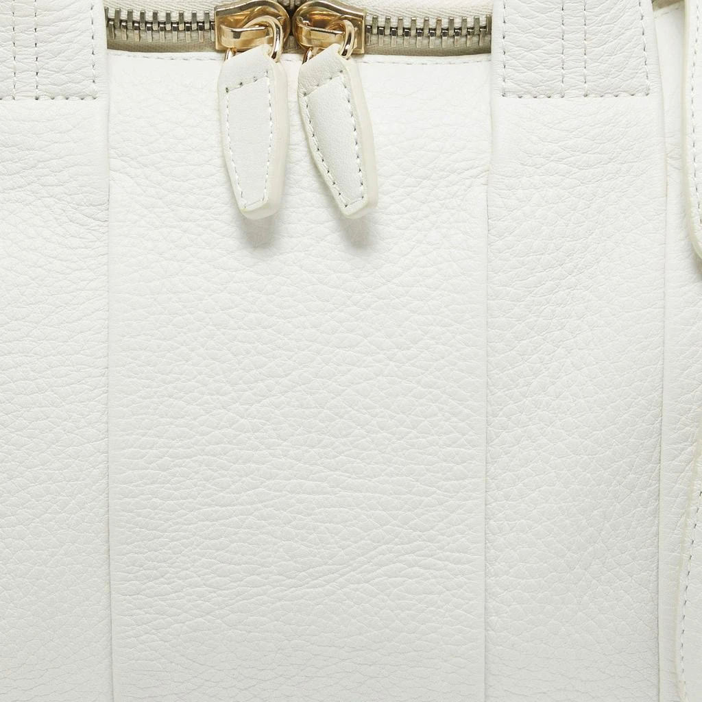 Alexander Wang Alexander Wang White Grained Leather Rocco Bag 5