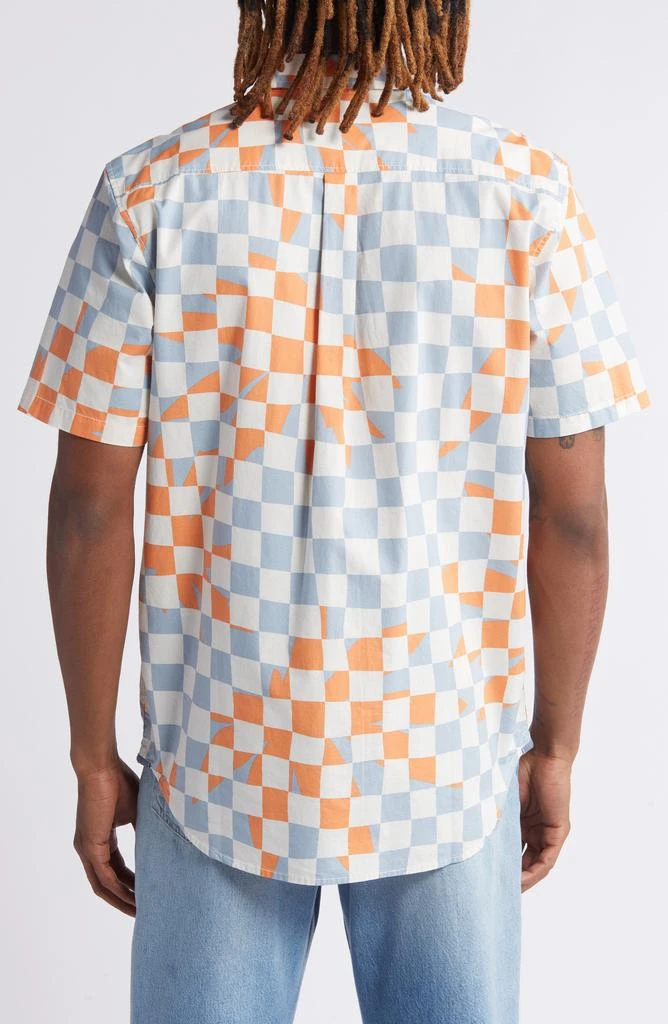 Vans Watson Checkerboard Short Sleeve Button-Up Shirt 3