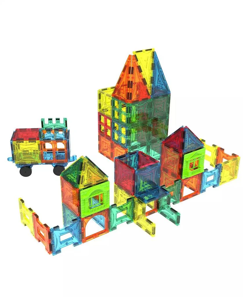 Mag-Genius 102 Piece Magnetic Building Block Play People Castle Set 4