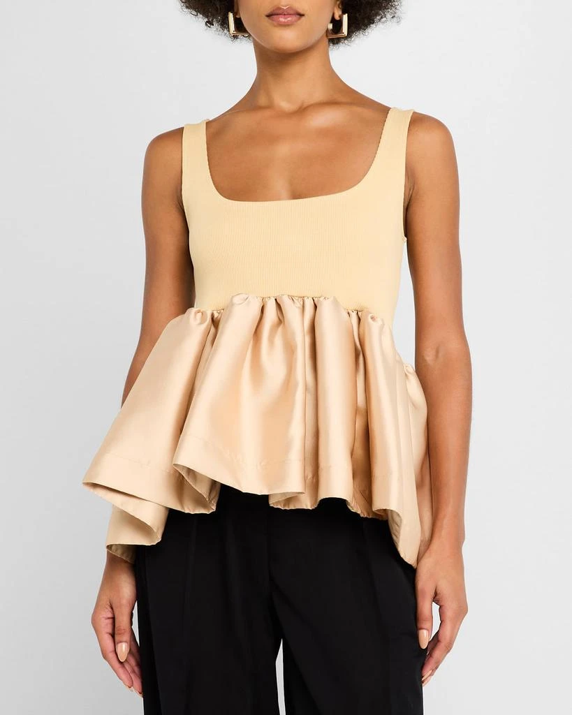 Marques Almeida Combo Peplum Tank Top 4