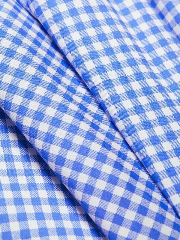 LELA ROSE Gingham Cut Out Midi Dress 4