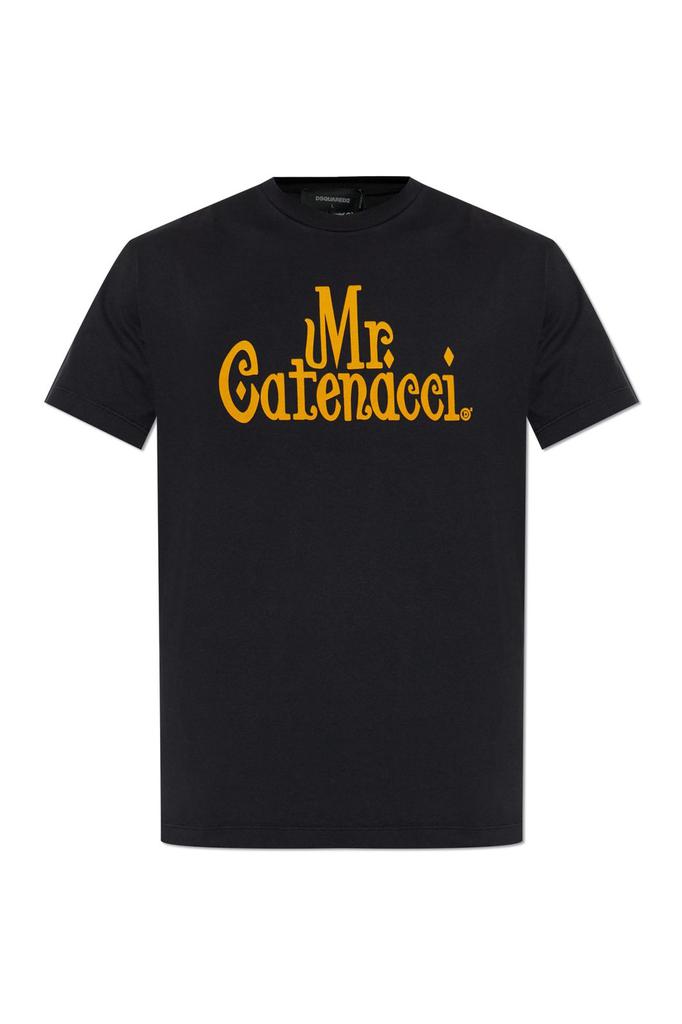 正規品◆DSQUARED2◆Mr.Catenacci Tシャツ Dsquared2 Mr. Catenacci Printed Crewneck T-Shirt – On Sale Now