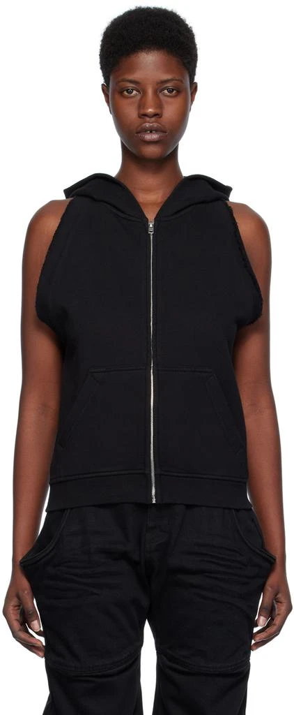 We11done Black Sleeveless Hoodie 1