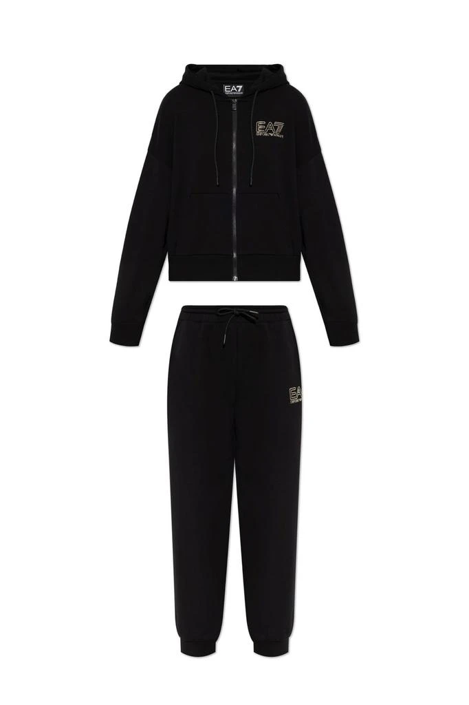 Emporio Armani Ea7 Emporio Armani Logo Detailed Two Piece Tracksuit 1