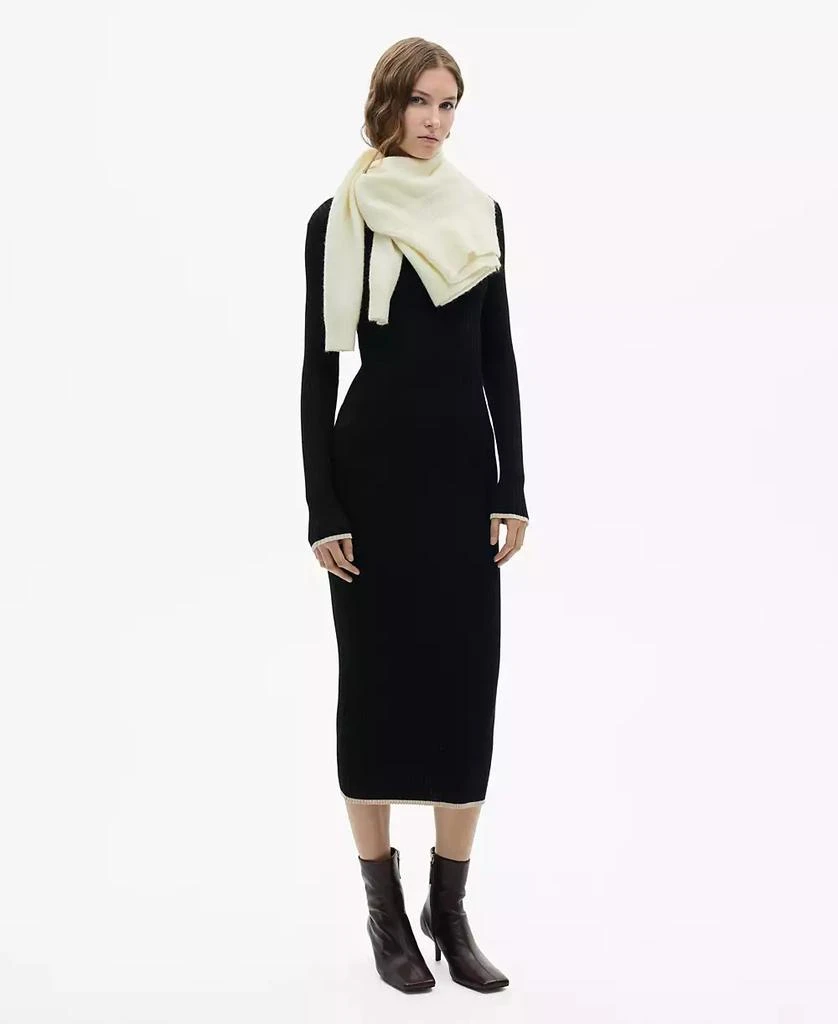 Shop Women's Contrast Ribbed Knit Dress on Sale at BeyondStyle  Get 45%  Off Women's Contrast Ribbed Knit Dress with Limited-Time Flash Deals,  Exclusive Discounts, and Special Offers. Enjoy Unbeatable Savings on
