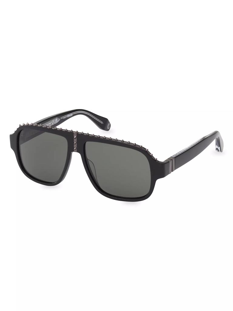 Christian Louboutin Roller 57MM Navigator Sunglasses