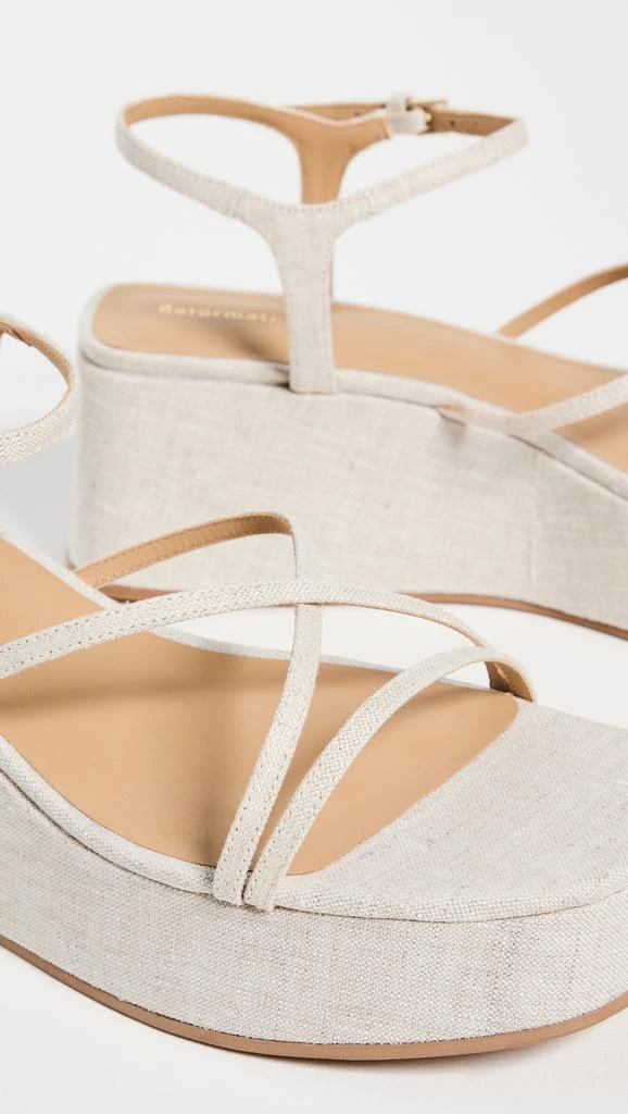 Reformation Zolanda Wedge Sandals 5