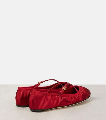 Dolce 
Gabbana DG satin ballet flats 2