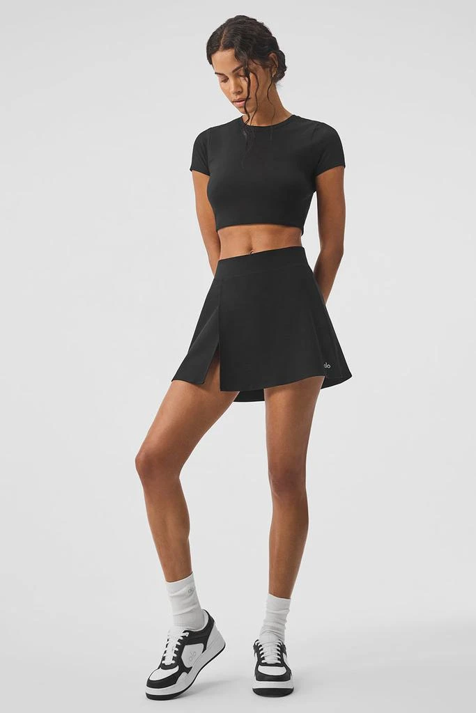 Alo Alosoft Backspin Skirt - Black 2