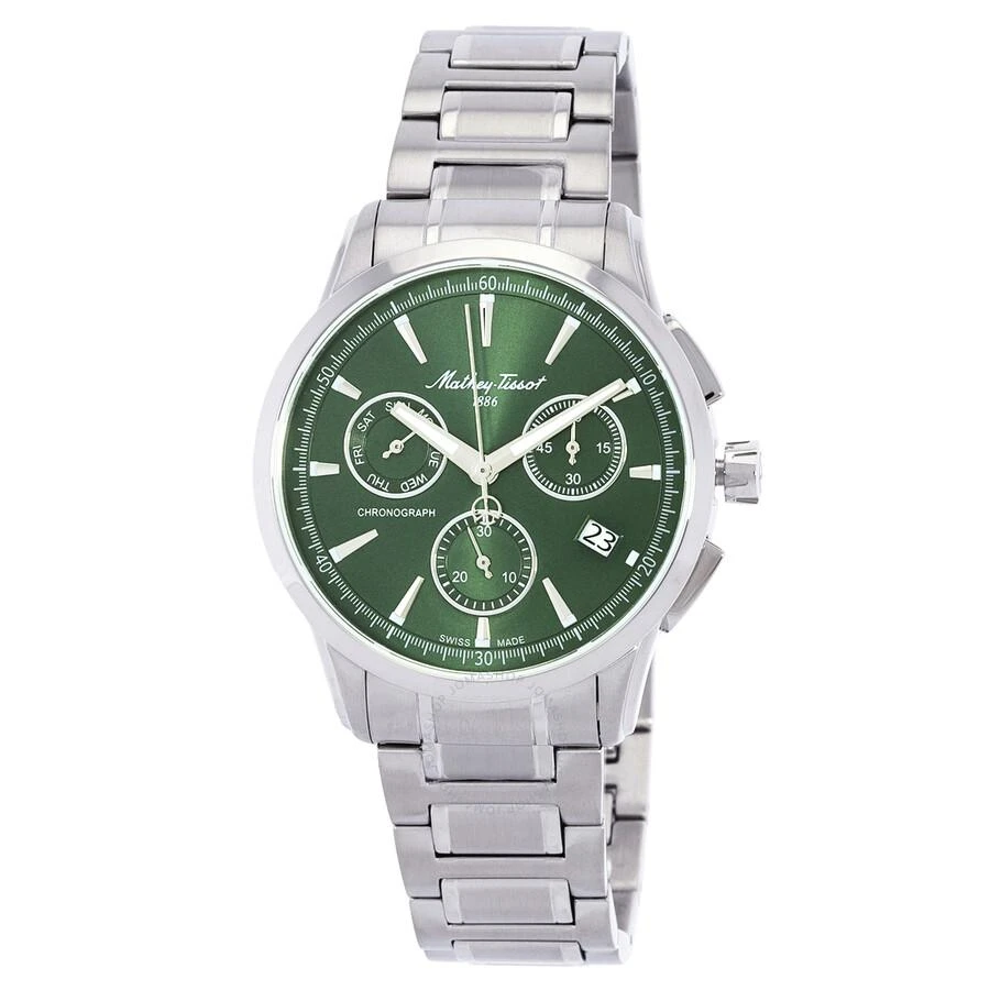 Mathey-Tissot Lancelot Chronograph Quartz Green Dial Men's Watch H198CHAV 1