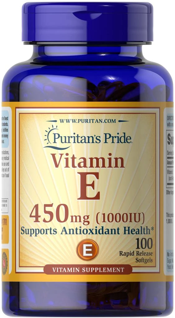 Puritan's Pride Top Sellers: Vitamin E-1000 IU 1
