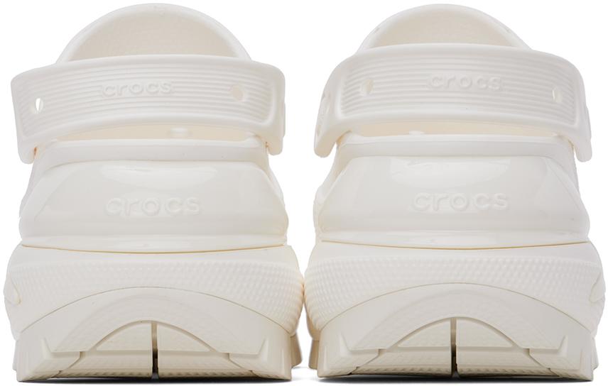 Crocs White Mega Crush Clogs