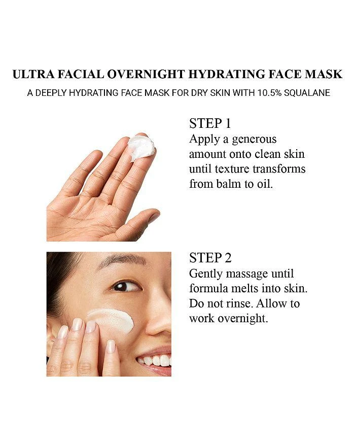Kiehl's Since 1851 Ultra Facial Overnight Rehydrating Mask 3.4 oz. 5