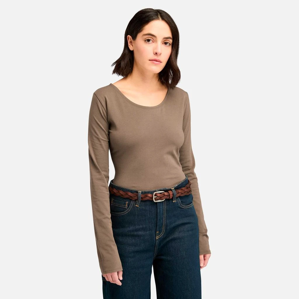 Timberland Women's Slim Fit Long-Sleeve T-Shirt 5