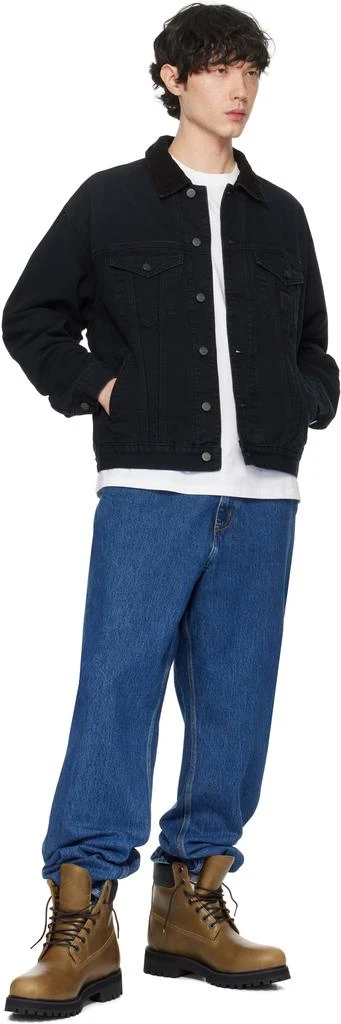Carhartt WIP Black Dayton Trucker Jacket 4