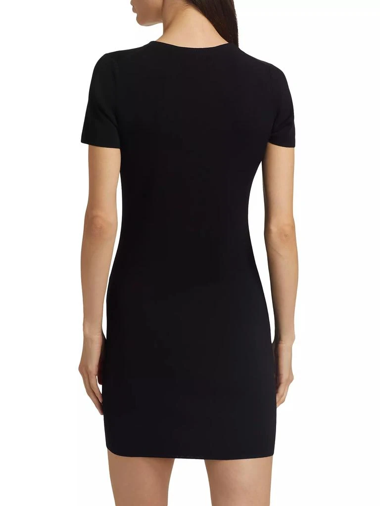 Nili Lotan Palma Lace-Up Mini Sweaterdress 5