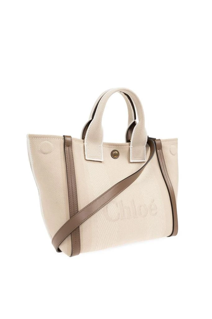 Chloé Chloé Carry Logo Detailed Small Tote Bag 3