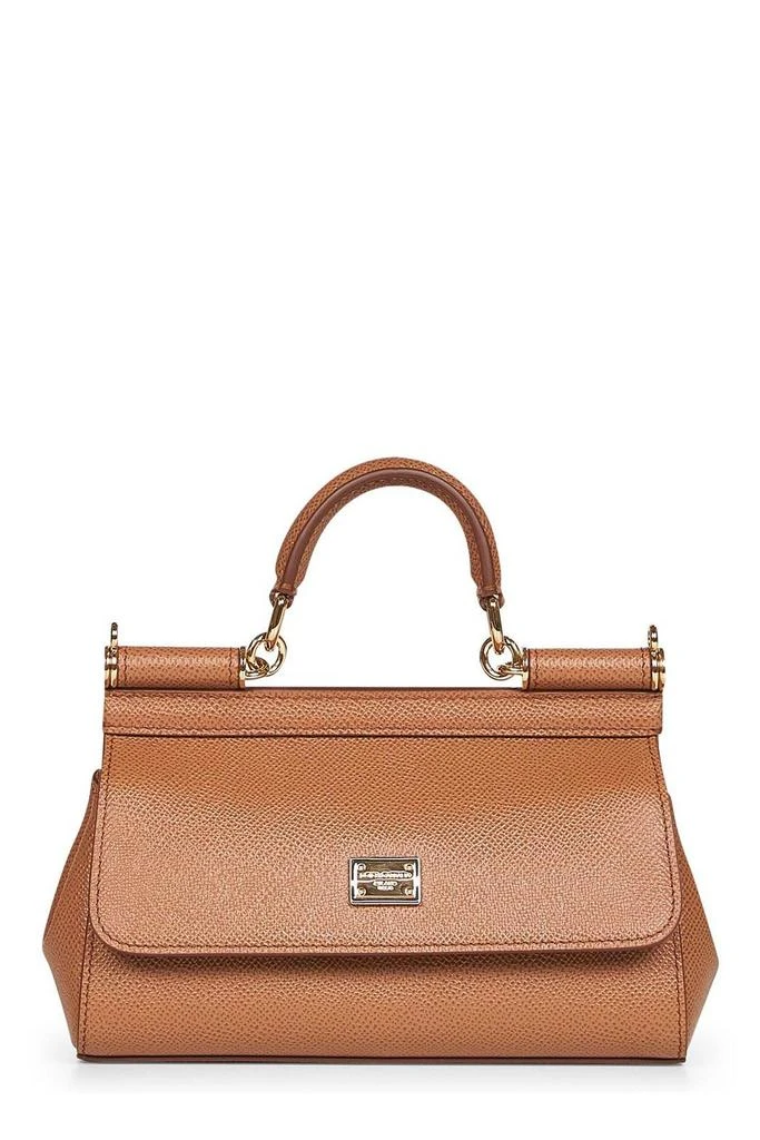 Dolce 
Gabbana Dolce 
Gabbana Logo Plaque Small Sicily Handbag 1