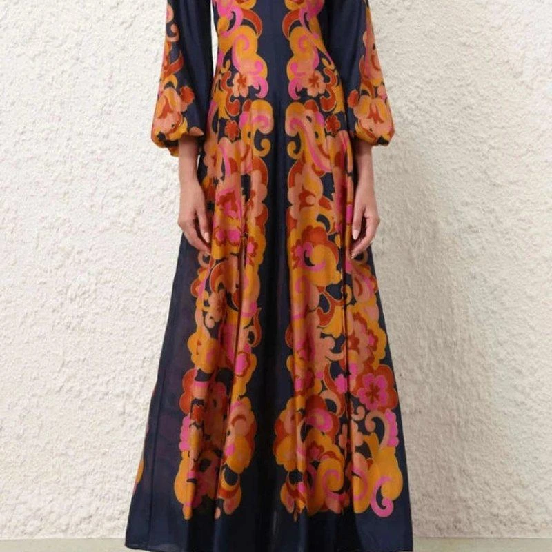 Zimmermann Acadian Long Sleeve Maxi Dress 1