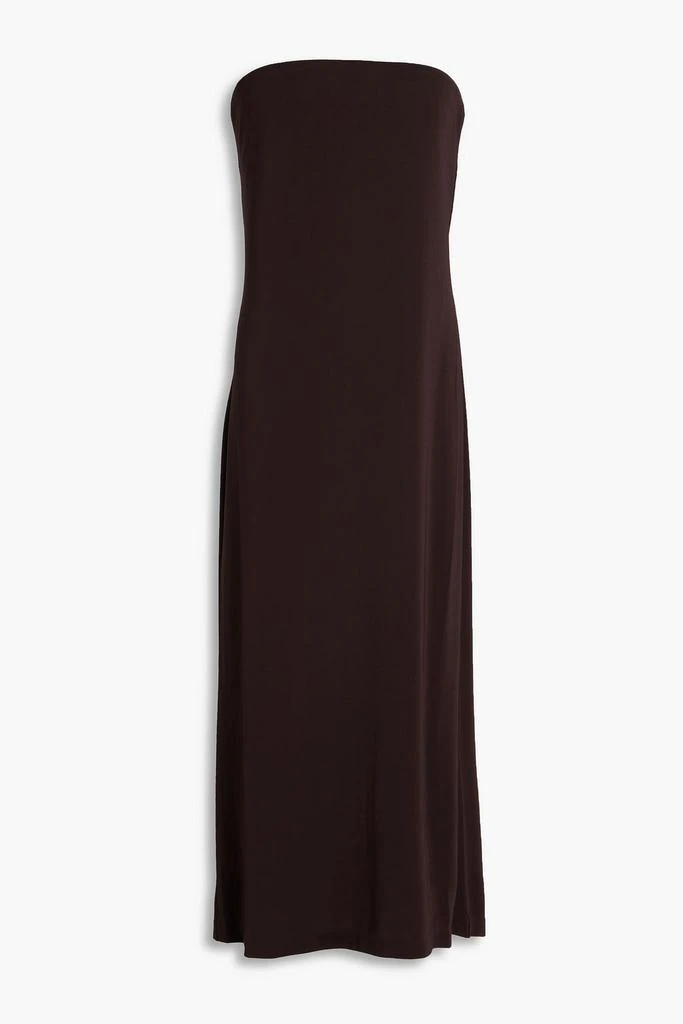 Tibi Harlow strapless jersey midi dress 1