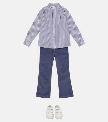 The Animals Observatory Scorpion pinstriped cotton shirt