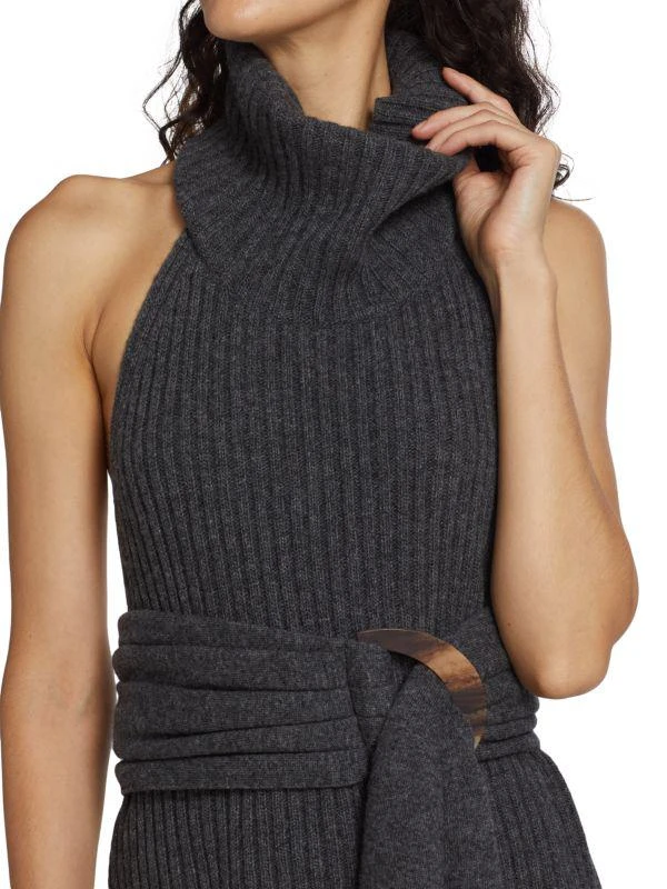 Piece of White Estelle Belted Sweater 5