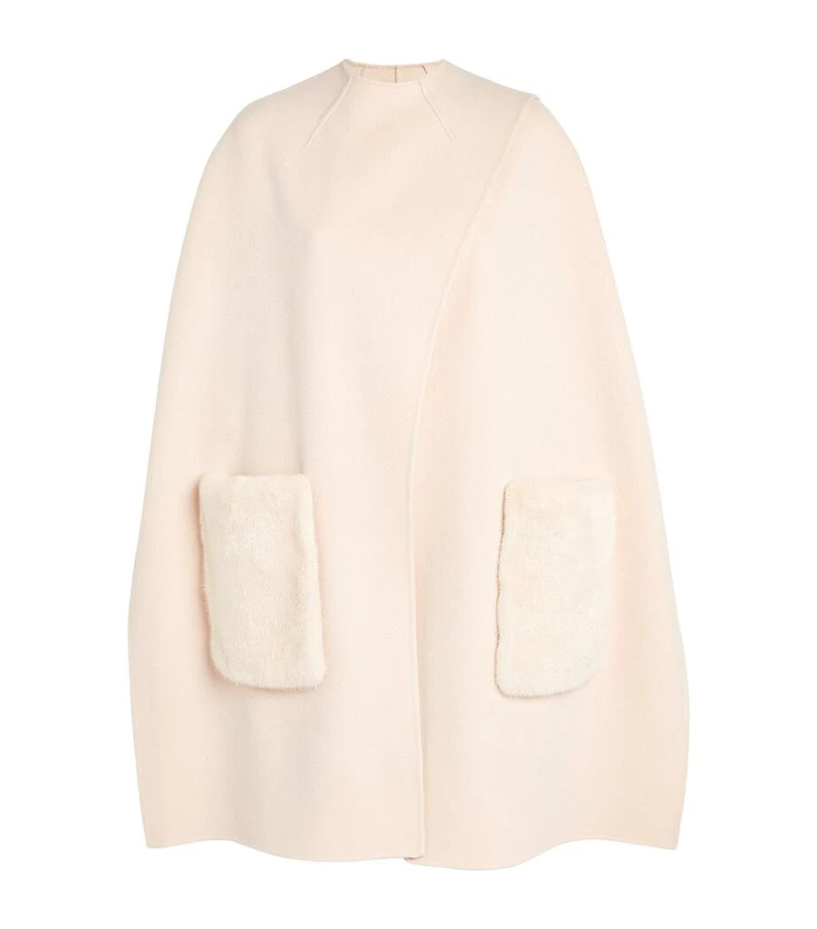 Yves Salomon Mink-Pocket Cape 1
