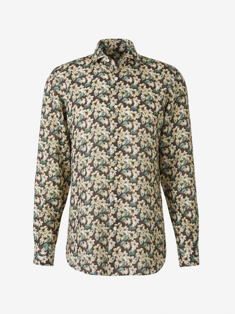 Vincenzo Di Ruggiero Vincenzo Di Ruggiero Floral Motif Shirt 1