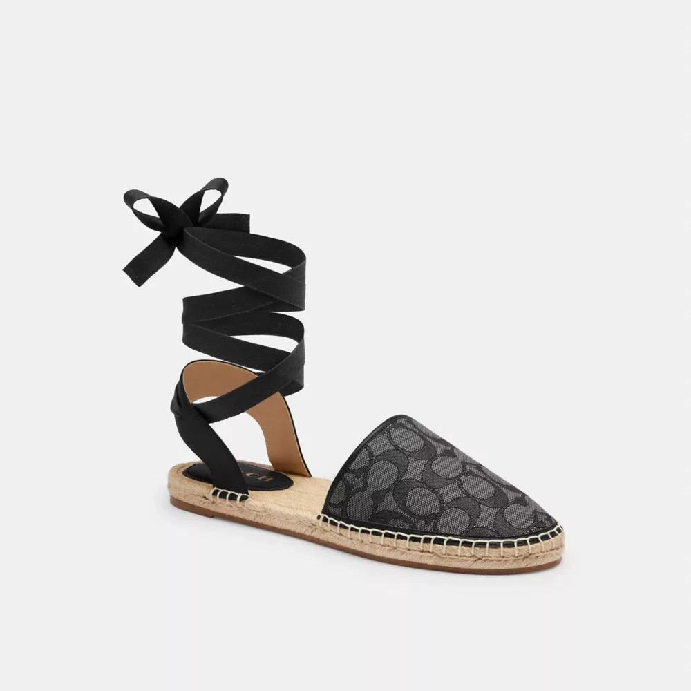 Coach Connie Espadrille In Signature Jacquard 1