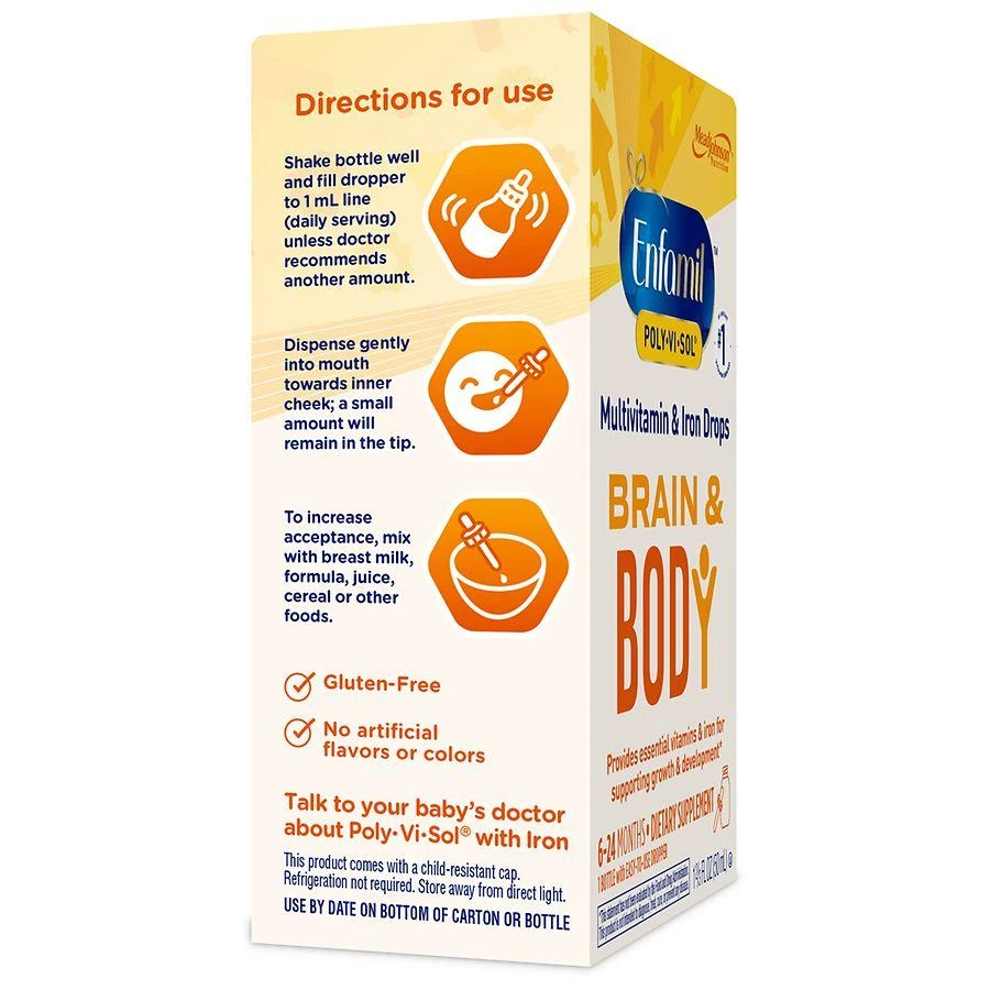Enfamil Liquid Multivitamin Drops With Iron 7