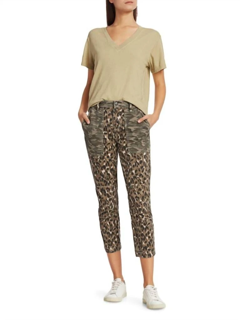 Current Elliott The Clean Weslan Utility Pant In Multicolor 5