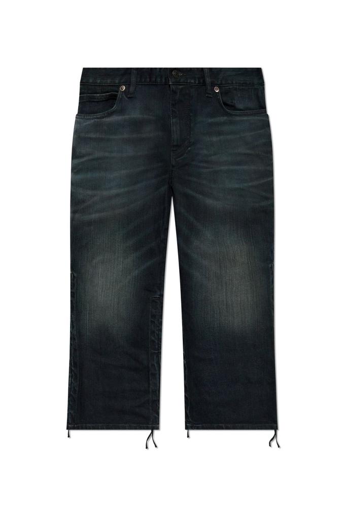 【BALENCIAGA】ストレートフィット パンツ Balenciaga Elastic straight-leg Trousers | Black | FARFETCH