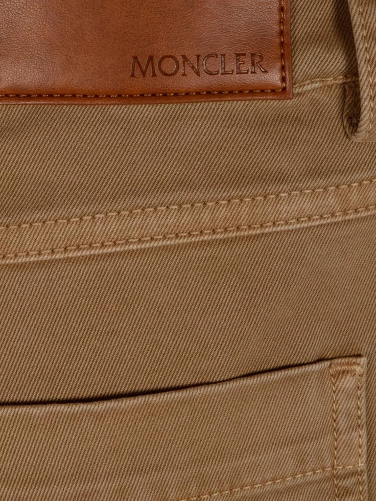 Moncler Moncler Logo Patch Straight Leg Pants 3