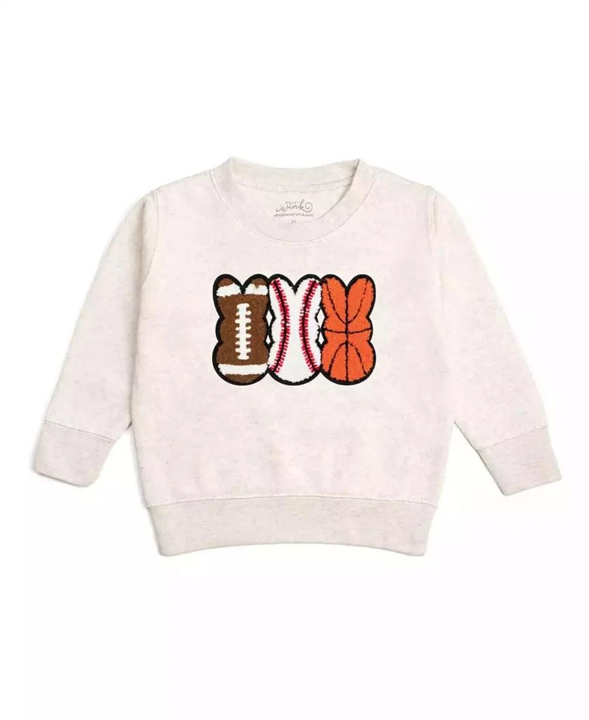 Sweet Wink Little Boys Sports Peeps Patch Easter Sweatshirt
