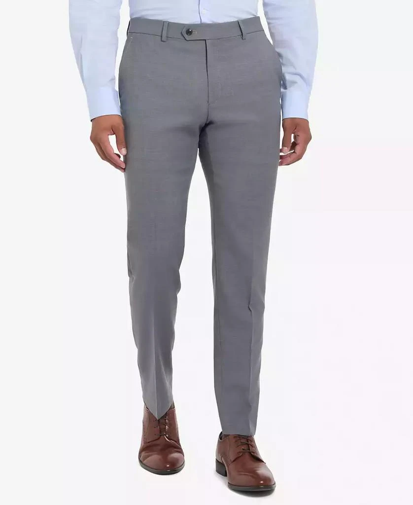 Tommy Hilfiger Men's Solid Pearl Grey Suit Pants 2