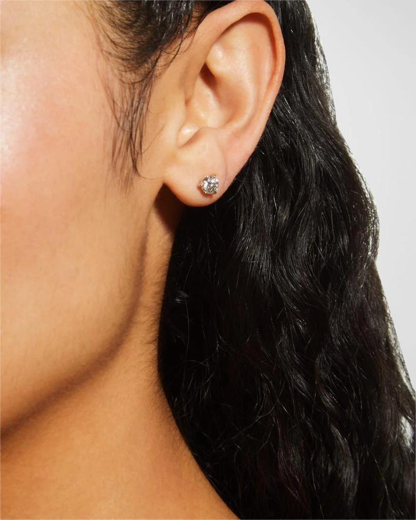 Memoire Platinum Diamond Stud Earrings, 1 tcw 2